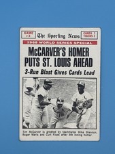 1969 Topps World Series Game 3 - McCarver's Homer Puts St. Louis Ahead EX Set