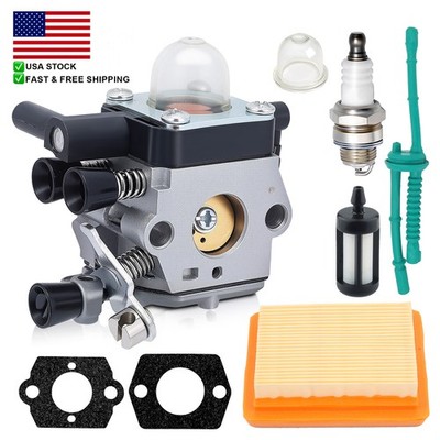   Carburetor Kit for Stihl MM55 MM55C Tiller Multi Zama C1Q-S202 C1Q-S202A USA