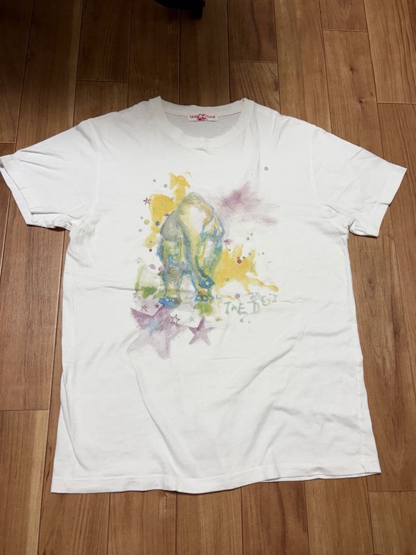 Yuko Ando Tour T-Shirt Ucad Love Soaked Print White Women Rare Band Animation Mo