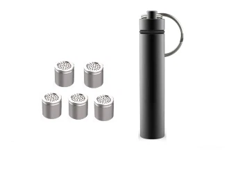 VAPING4HEALTH Arizer SOLO 2 3 AIR 2, Max Stainless Steel Dosing Capsules X 5 & Caddy