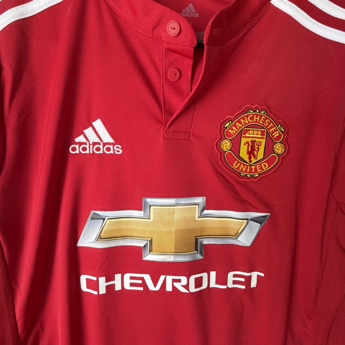 Youth Adidas Lukaku 9 Manchester United Chevrolet Soccer Red