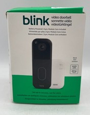 Blink - Battery Powered White Video Doorbell 1080p HD - New