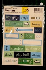 Imagination Project Coasters About A Boy Word...