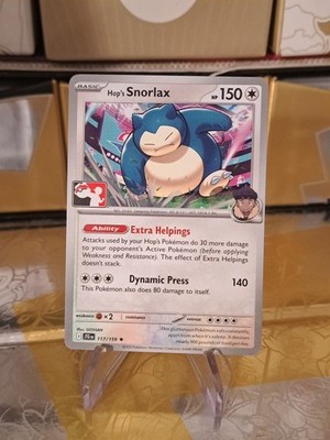 Hop's Snorlax Pokemon Prize Pack Series 7 Promo Pokemon Card NM/LP Stamp |  eBay