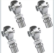 4pcs 1.25'' Heim Joints Rod End Kit, 1 1/4'' Right & Left Hand Thread Chromoly