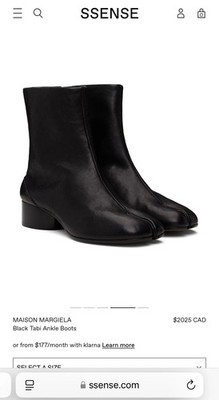 Maison Margiela Tabi Ankle Boots 38.5 8.5 | eBay