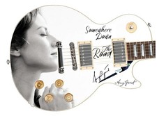 Amy Grant Autographed "Somewhere Down The Road" Custom 1/1 Graphics Guitar