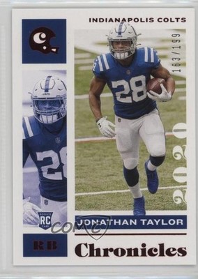 2020 Panini Chronicles Red 163/199 Jonathan Taylor #42 Rookie RC 0nr3
