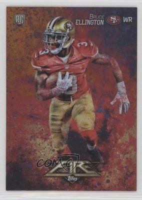 2014 Topps Fire Rookie Foil Flame Bruce Ellington #120 Rookie RC 7mg