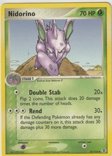 Nidorino 41/112 Uncommon FireRed & LeafGreen Pokemon Lightly Played