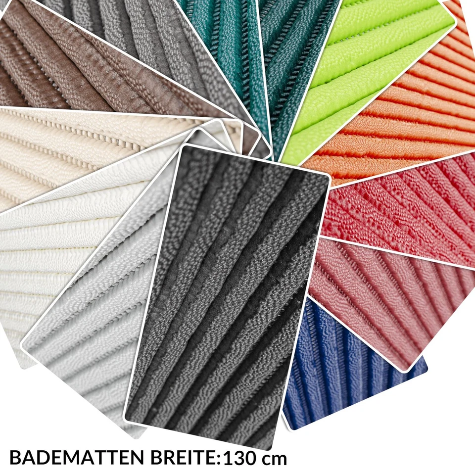 Weichschaummatte Badematte Badvorleger Bad Läufer Meterware Breite 130cm - Bild 4 von 4