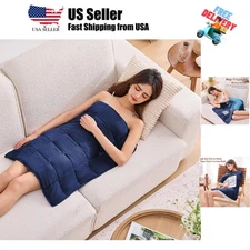 Weighted Lap Blanket for Adults 5lbs, 24"x29" Cooling Heavy Throw Blanket, Po...