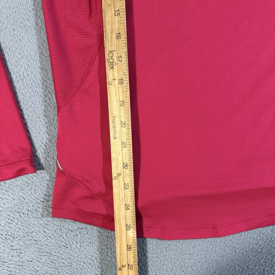 Brooks Cuello Redondo Pullover Correr Manga Larga Camiseta de Pista Para Mujer Talla Grande Roja Foto 4 de 4