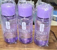3x Clinique Take The Day Off Makeup Remover For Lid Lashes  Lips 100 ml total 