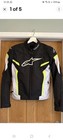 ALPINESTARS T/,GP PLUS V2 R - ARMOURED WATERPROOF MOTORCYCLE JACKET Fluo Wh Blk