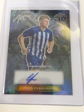 Leaf 2023 Evan Ferguson One of One Autograph Metal Classic Art Soccer Card
