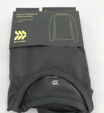 All in Motion Heavy Weight Thermal Shirt  Black Mens Size Medium Base Layer