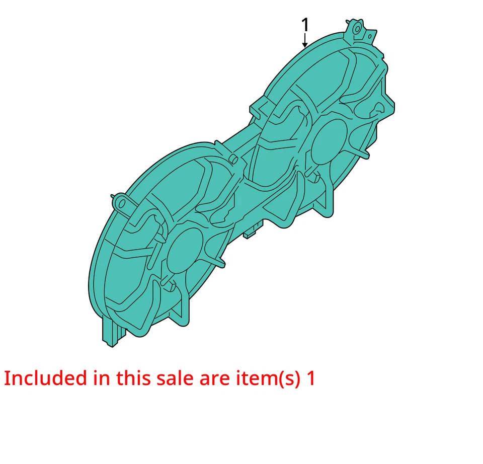 Conjunto de ventilador del motor de refrigeración del motor OE 214813nt0b para Nissan Máxima 2016-2020 Foto 4 de 4