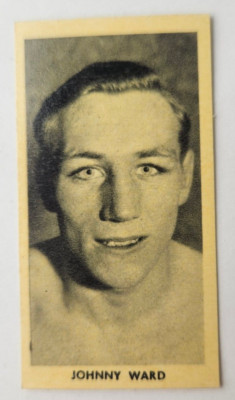 1938 Cartledge Razor Famous Prize Fighters Glossy #42 Johnny Ward (A)