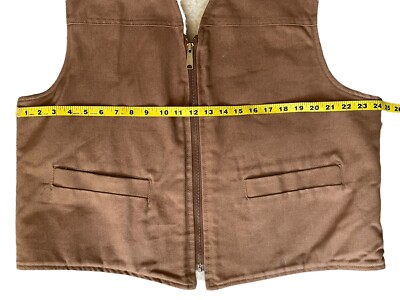 Vintage Carhartt 6SV Sherpa Lined Heavy Brown Duck Canvas Vintage Carhartt 6SV Sherpa Lined Heavy Brown Duck Canvas
