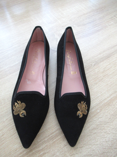 Wunderschöne Ballerinas Pretty Ballerinas gr. 35 Veloursleder Käfer/Messing=NEU - Bild 4 von 14
