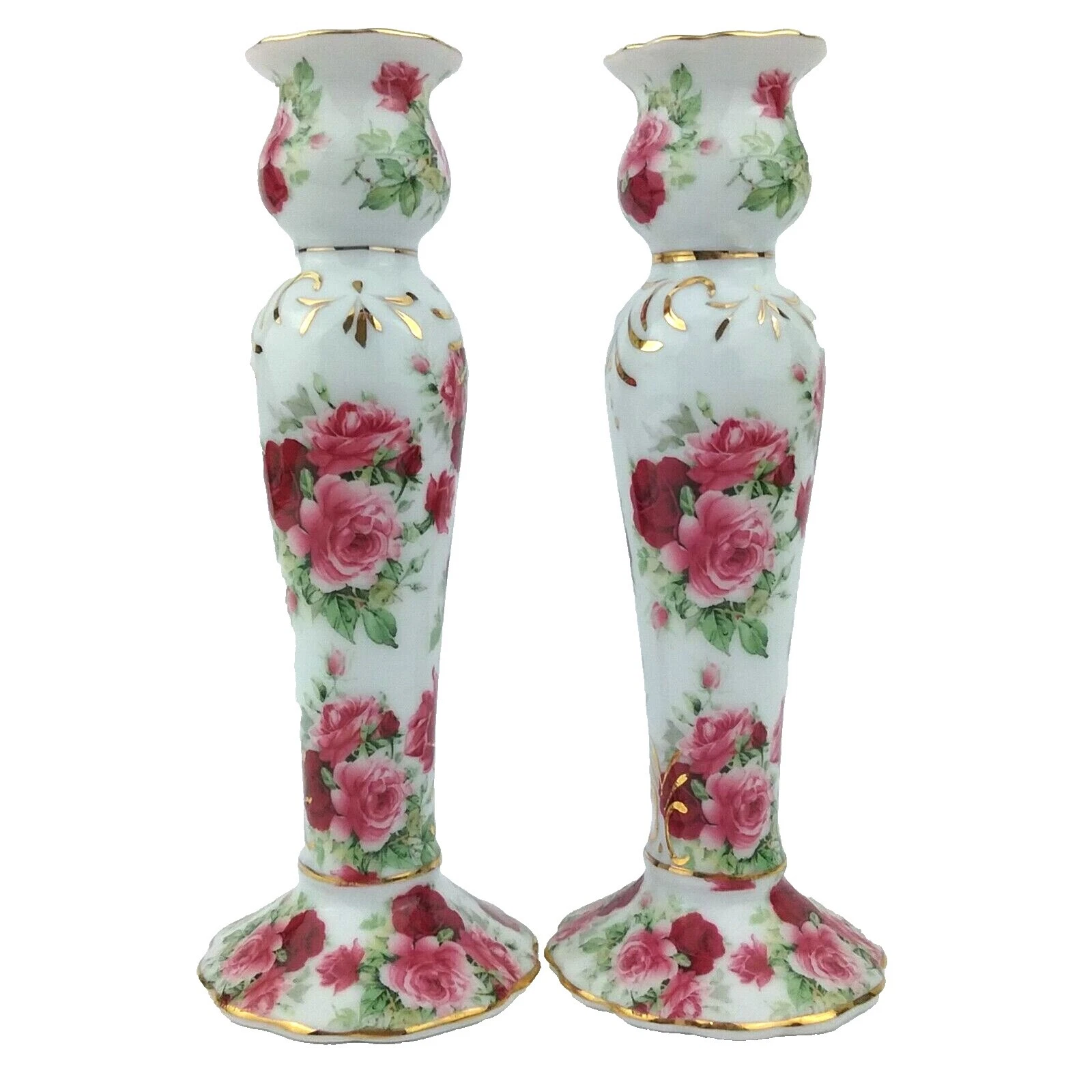 Candelabros Vela multicolor de porcelana