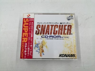 TurboGrafx-16 PC Engine Game Konami Snatcher From Japan Seller