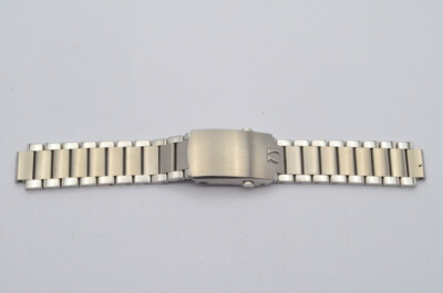 OMEGA RAILMASTER TRILOGY STAHL ARMBAND 20MM BRACELET RAR WIE NEU STZ006803