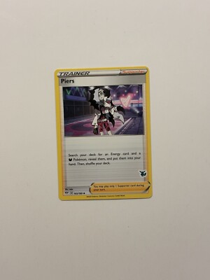 Piers 165/189 Pokemon Eevee Stamped Deck Variant Rebel Clash NM E