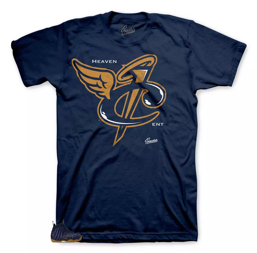 Shirt To Match Foamposite Midnight Navy Foam Heaven Cent Shirt