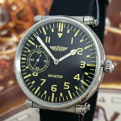 Vintage Watch USSR Marriage 3602 Aviator Men's Style mechanism 18Jewels