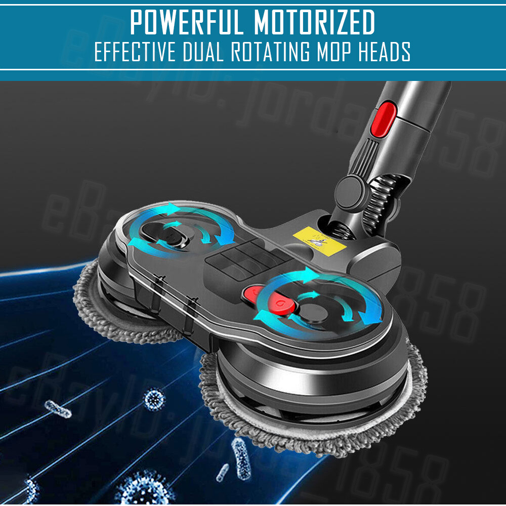 Electric Wet Dry Motorised Mop For Dyson V7 V8 V10 V11 Cordless Vacuum
