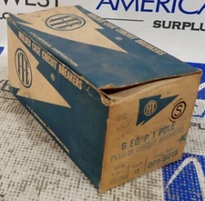 Box of 6 New ITE QP1B015 15 Amp 120/240v 1 Pole Type QP Plug-On Circuit Breaker
