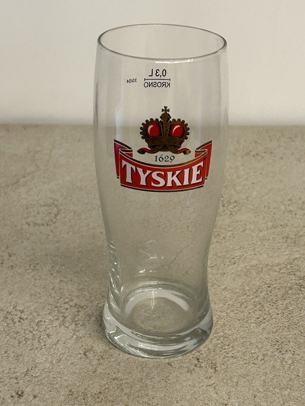 Tyskie Gläser Glas Krug 0,3L Tyski