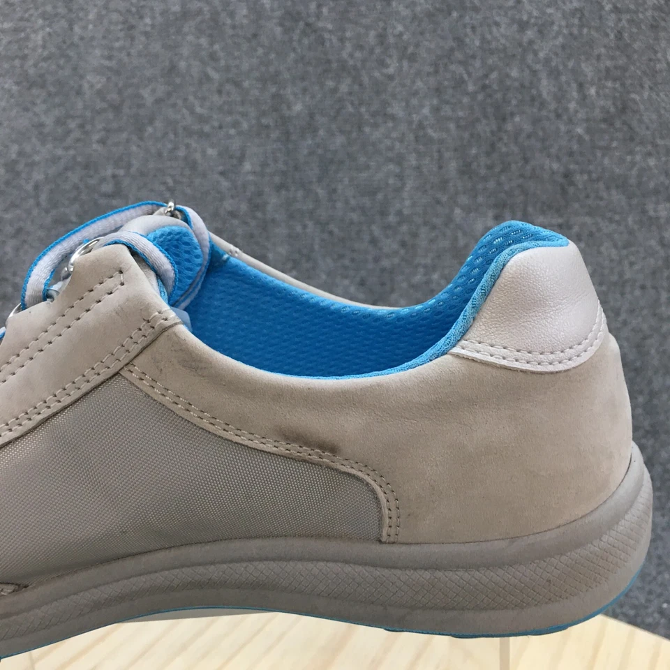 Zapatos SAS para mujer 8,5 M deportivos de lujo bajos zapatillas de cuero azul gris con cordones Foto 3 de 4
