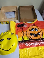 VINTAGE PEANUTS Woodstock COLLECTIBLE HALLOWEEN COSTUME 1975 IN ORIGINAL BOX 