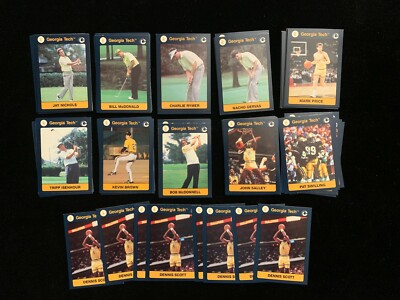 1991 Collegiate Collection GEORGIA TECH multi sport singles - Choose from list!
