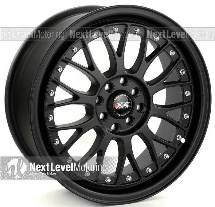Llanta plana negra XXR 521 17X7 4X100 4X114,3 +38 SE ADAPTA A CIVIC SCION XB INTEGRA Foto 2 de 4