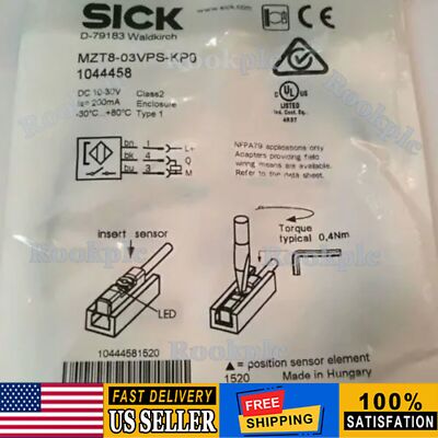 New SICK MZT803VPSKP0 MZT8-03VPS-KP0 1044458 Photoelectric Sensor Switch Replace