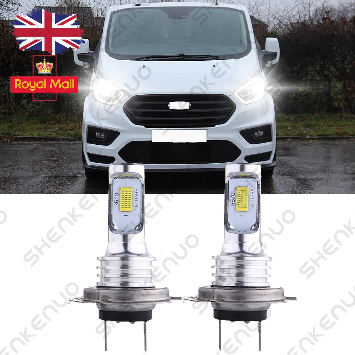 Transit custom headlight bulb deals