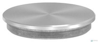 Edelstahl Stopfen, FüR Rohr 40,0 X 2,0Mm, Flach, Zum Einschlagen, V2A