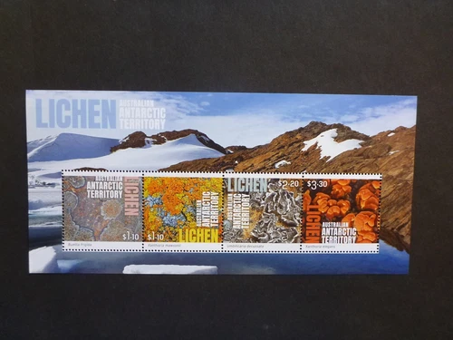 2021 AUSTRALIAN ANTARCTIC TERRITORY LICHEN MINI SHEET MINT STAMPS