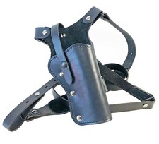 Sportsman's Chest Holster for H&K semi autos Black Leather. Made in the USA