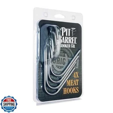 Pit Barrel Cooker Meat Hooks | Stainless Steel Meat Hooks for Barrel Cooker |