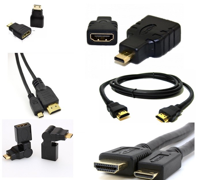 Cavo Da Mini HDMI A Micro HDMI – 1 Metro – Collega Tablet, Fotocamera O PC Alla TV