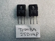 New! Pair 2SD1148 Original Toshiba Transistor D1148 USA SELLER! Fast Shipping!