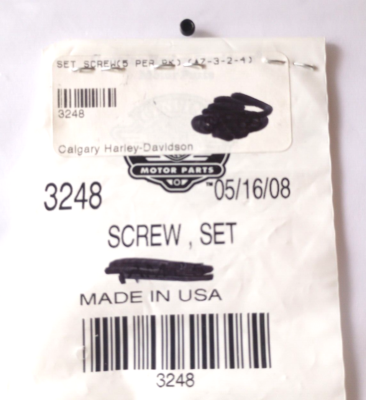 Harley-Davidson Set Screw NOS 3248 (L-6902) | eBay