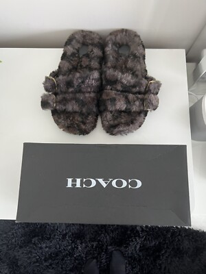 coach Faux Fur Sandals | eBay display picture 3