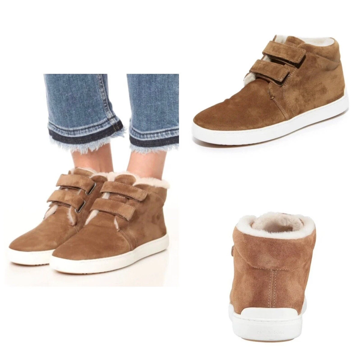 Rag & bone kent desert shearling sneakers clearance
