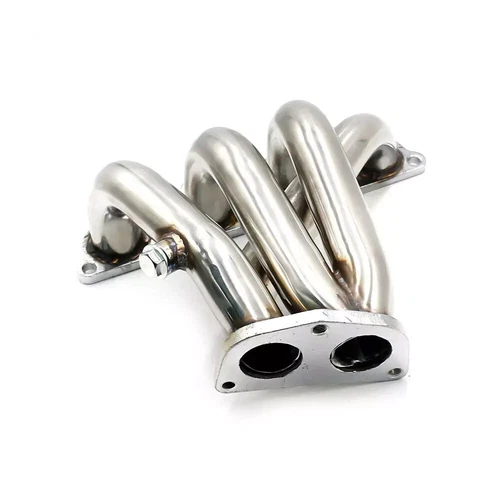For 1988-2000 Honda Civic D15 D16 D-Series Stainless 4-2-1 Header 2 Piece Set - Picture 7 of 7